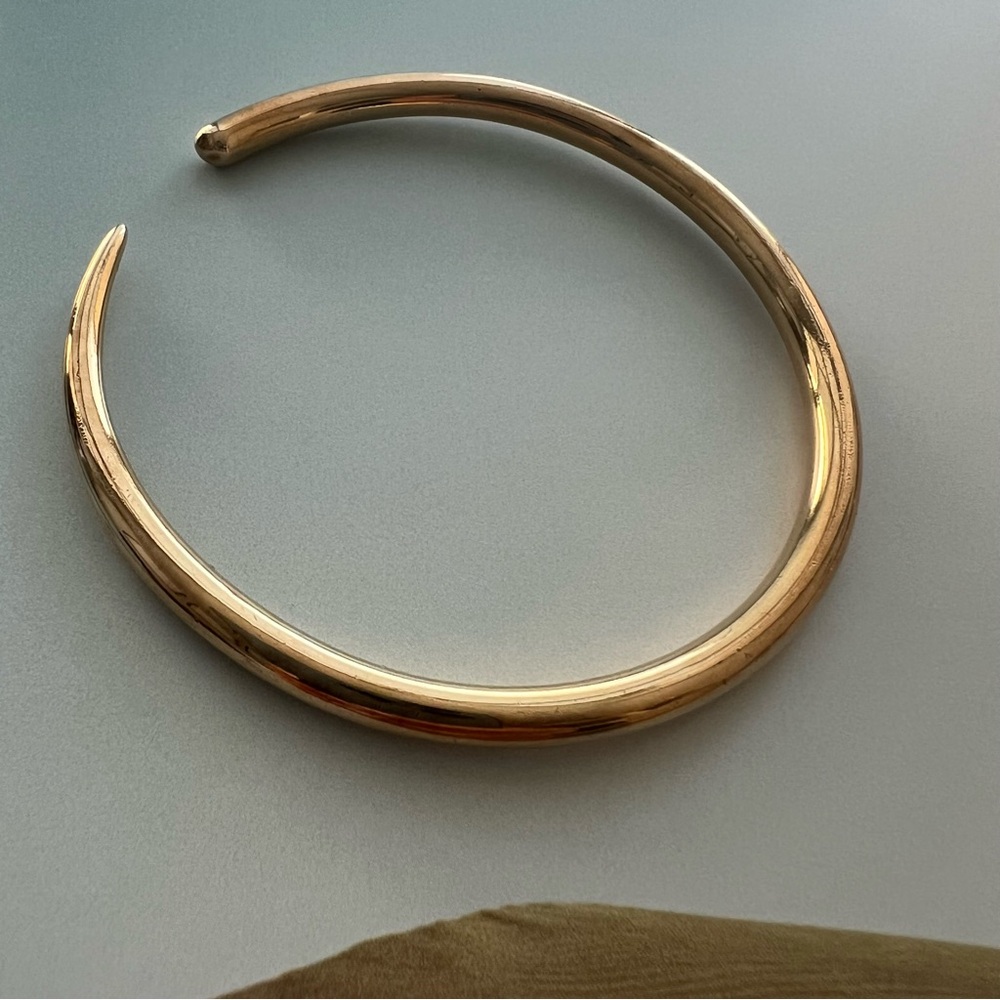 VINTAGE Classic Gold Open Cuff Bracelet